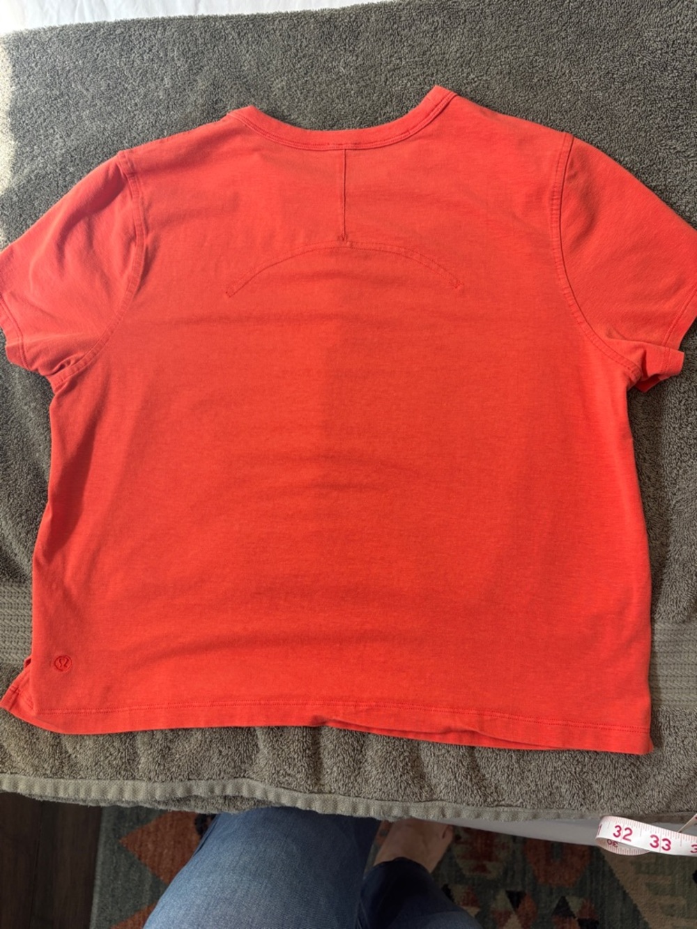 lululemon Coral Crew Neck T-Shirt